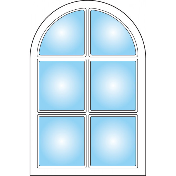 Dekorfönster Kloster Modul 6x9